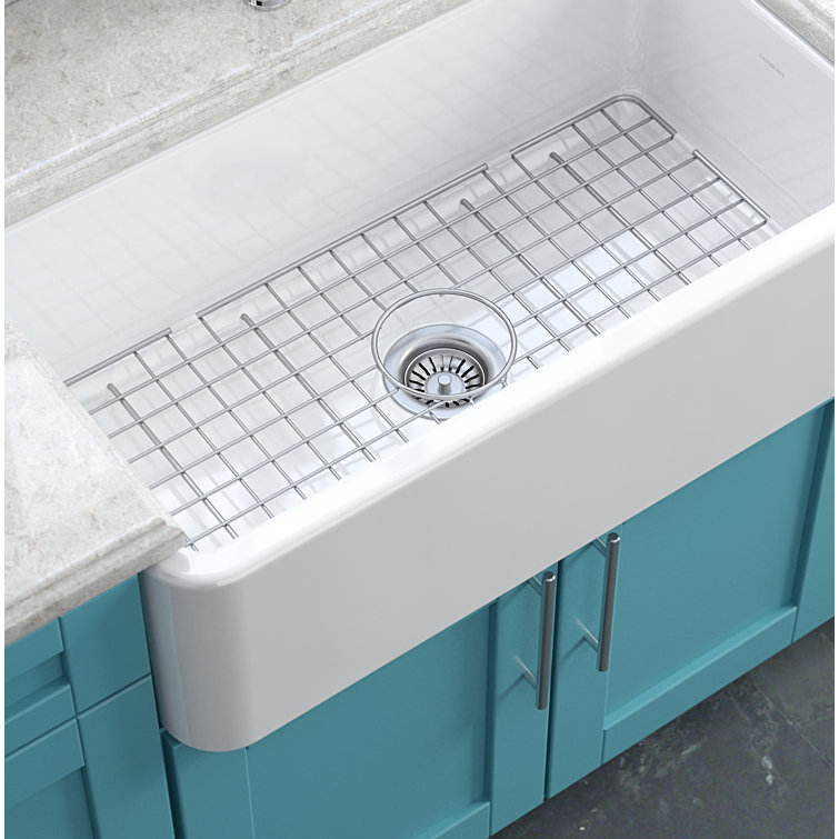 Modern Stainless Steel Sink Grid with Bumpers