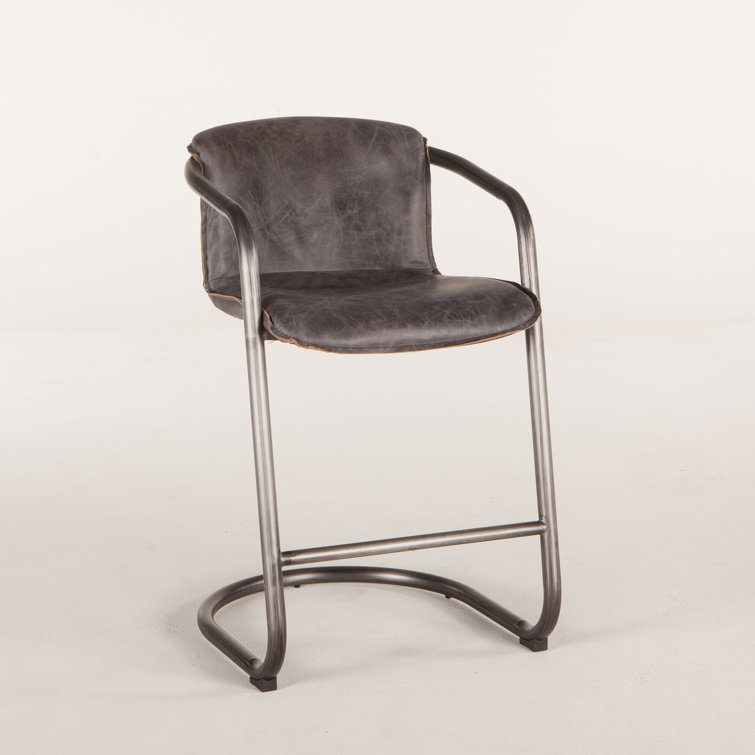 Antique Ebony Chiavari 22" Upholstered Side Chair with Metal Frame