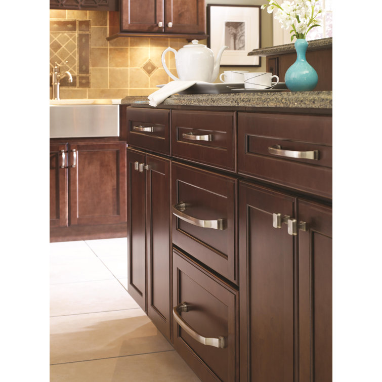 Satin Nickel 12" Traditional Appliance Pull with Mounting Hardware