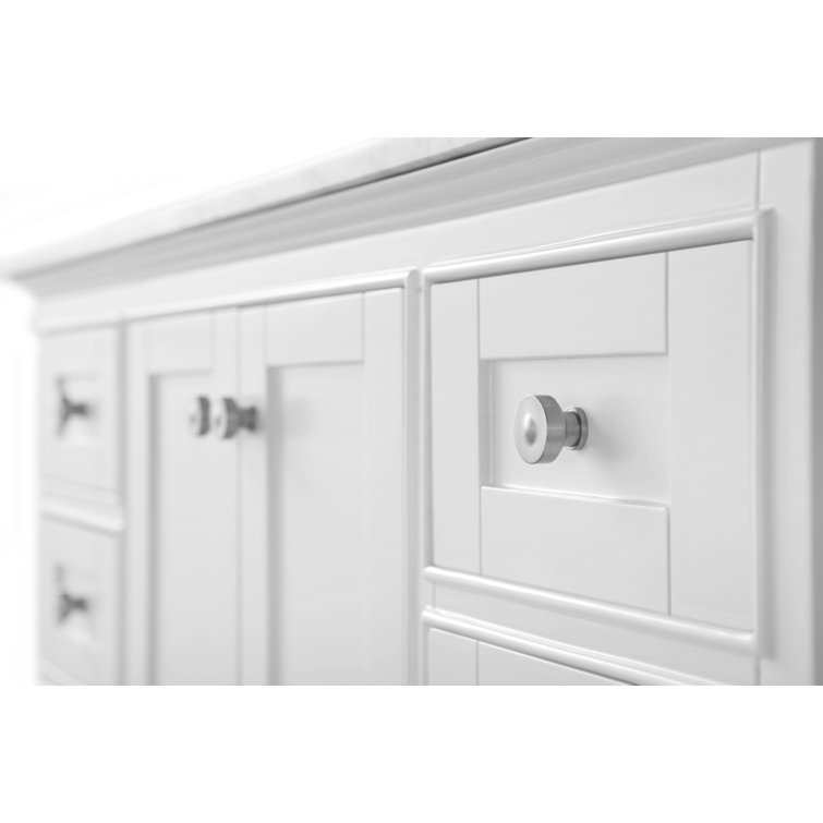 Audrey 48'' White Marble Top Single Sink Vanity