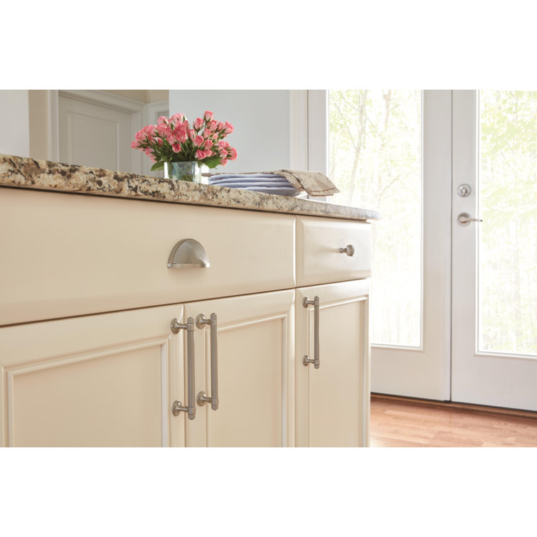 Satin Nickel 3-Inch Center to Center Cup Pull