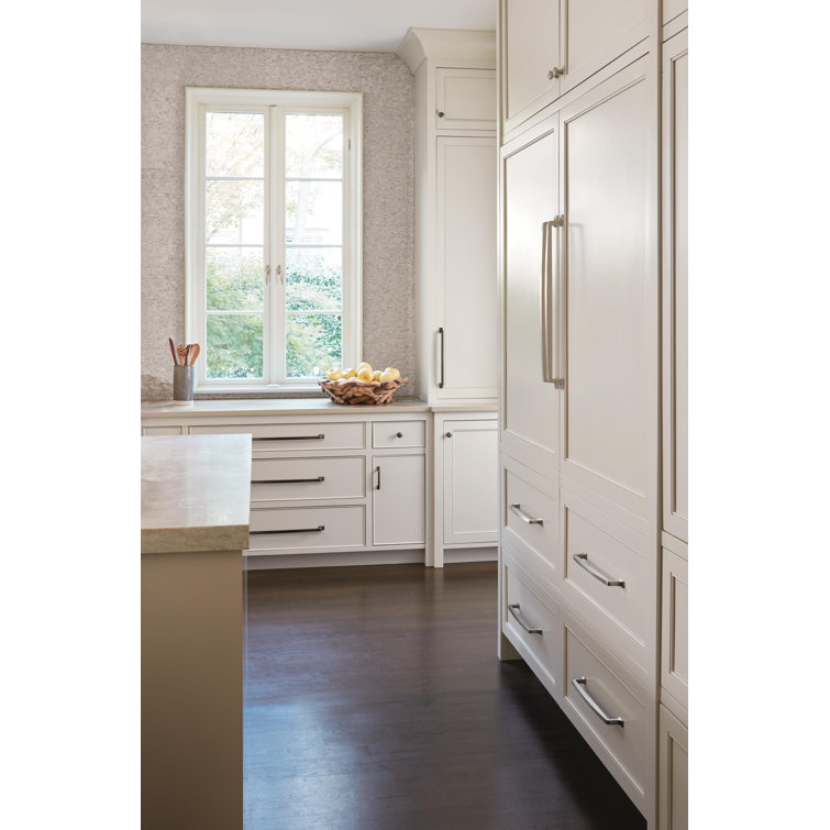 Graphite Round Industrial Cabinet Knob with Mounting Hardware