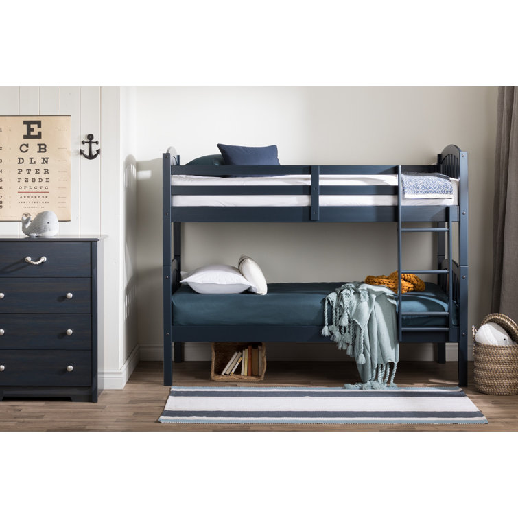 Blueberry Coastal 4-Drawer Chest with Rope Handle