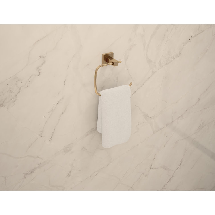 Brushed Bronze 4-Piece Bathroom Hardware Set