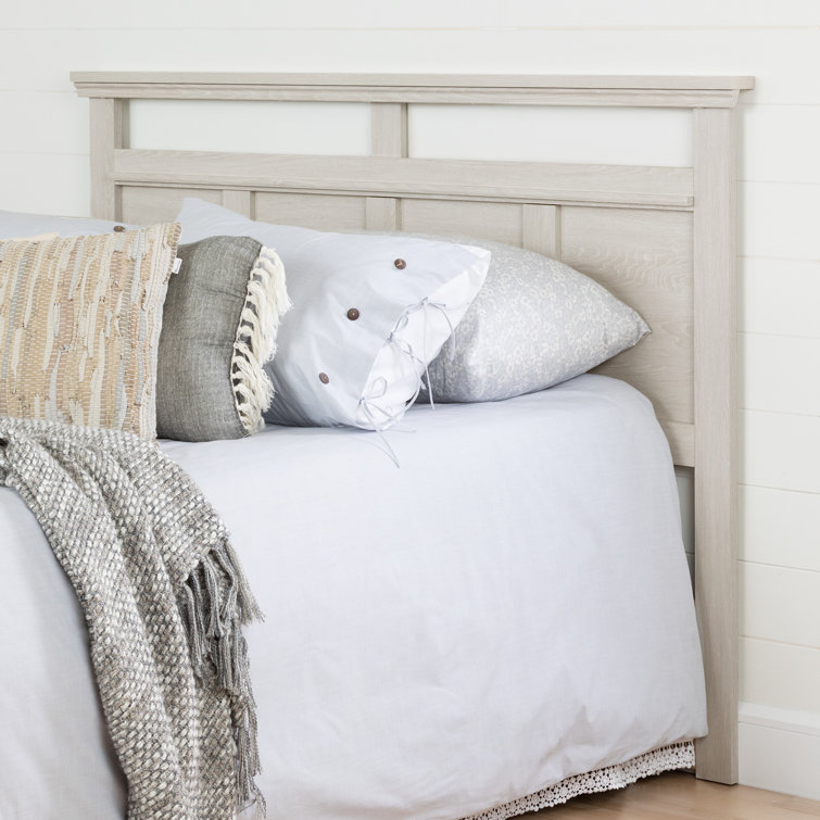 Versa Full/Queen White Laminated Wood Headboard
