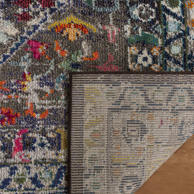 Monaco Multicolor Synthetic Boho-Chic Area Rug