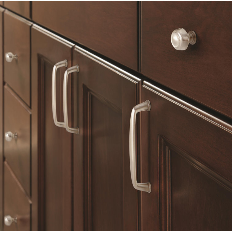 Kane 5-1/16" Satin Nickel Brushed Arch Cabinet Pull