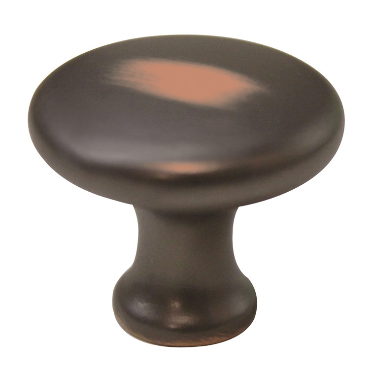 Oil-Rubbed Bronze 1 1/8" Round Mushroom Knob
