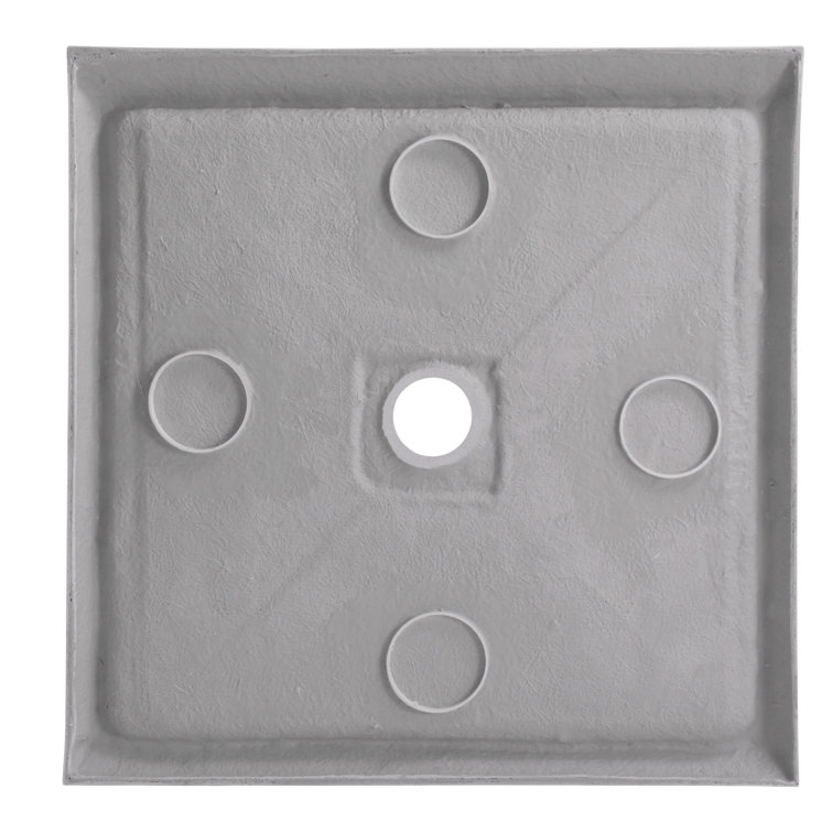 32'' White Acrylic Square Single Threshold Shower Base