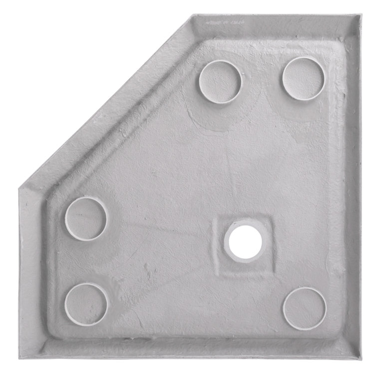38'' White Acrylic Neo-Angle Shower Base