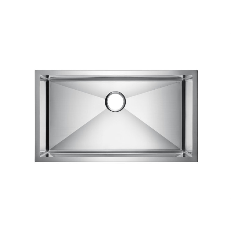 Fabyan 32'' Stainless Steel Single Bowl Undermount Kitchen Sink