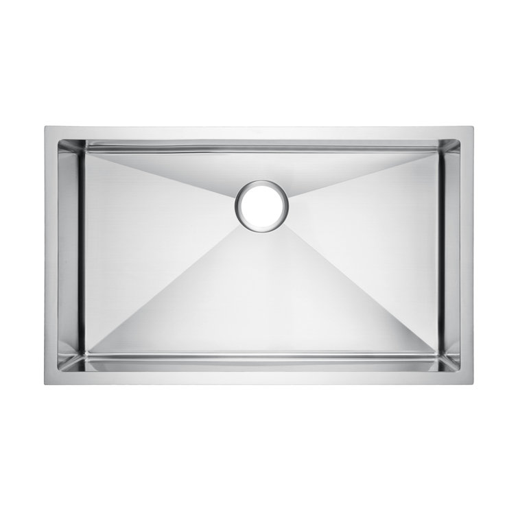 Bailey 27'' Stainless Steel Farmhouse Single Bowl Kitchen Sink