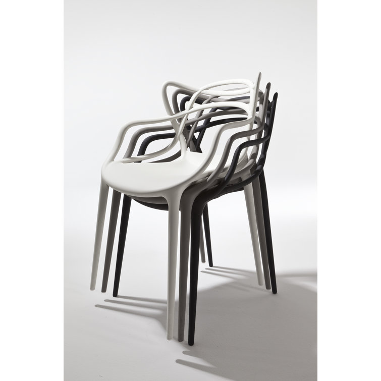Masters Fusion Tribute Black Stackable Chair by Philippe Starck