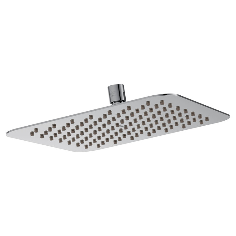 Chrome 10-inch Square Wall Mounted Rain Shower Head
