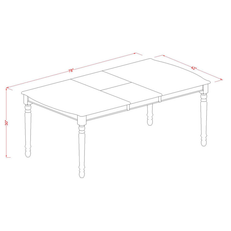 Linen White Extendable Dining Set with Dark Shitake Chairs