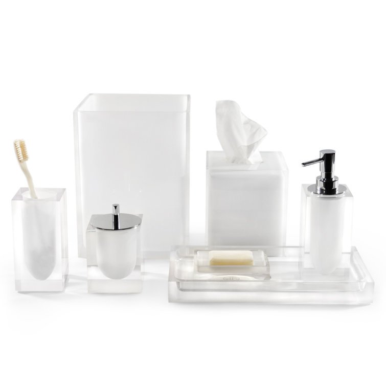 Clear Acrylic Freestanding Hollywood Tray