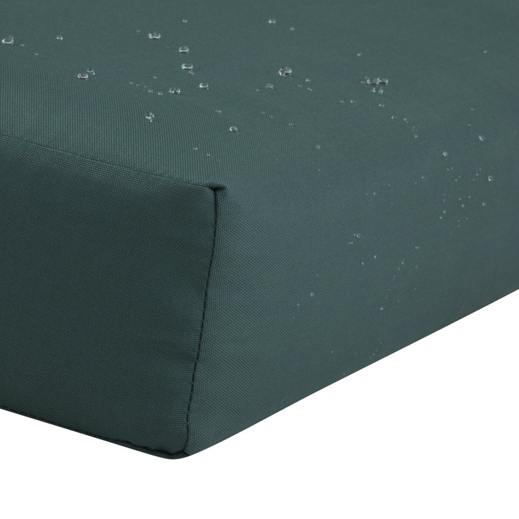 Mallard Green Polyester Outdoor Bench Cushion Cover