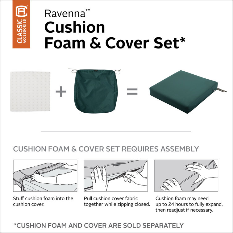 Mallard Green Polyester Outdoor Bench Cushion Cover