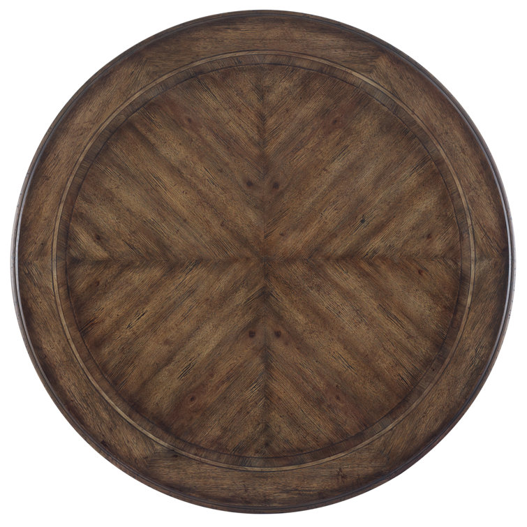 Traditional Reclaimed Wood 60'' Round Dining Table in Brown