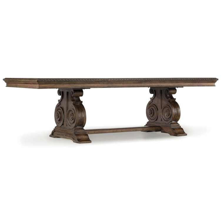 Grand Rhapsody Extendable Dining Table in Rustic Reclaimed Wood