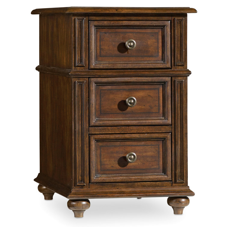 Mahogany 3-Drawer Traditional Rectangular Accent Chest