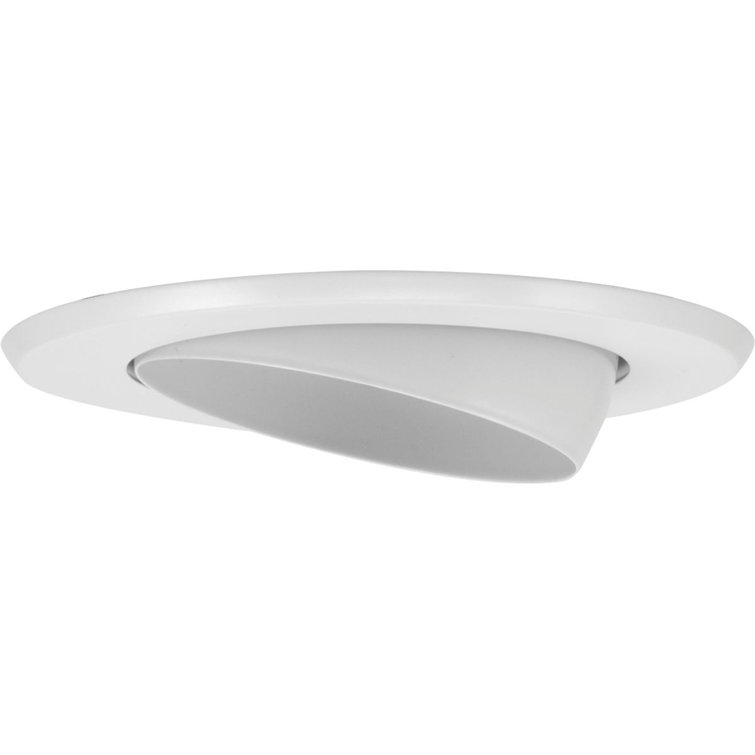 White Adjustable LED Eyeball Recessed Trim Light