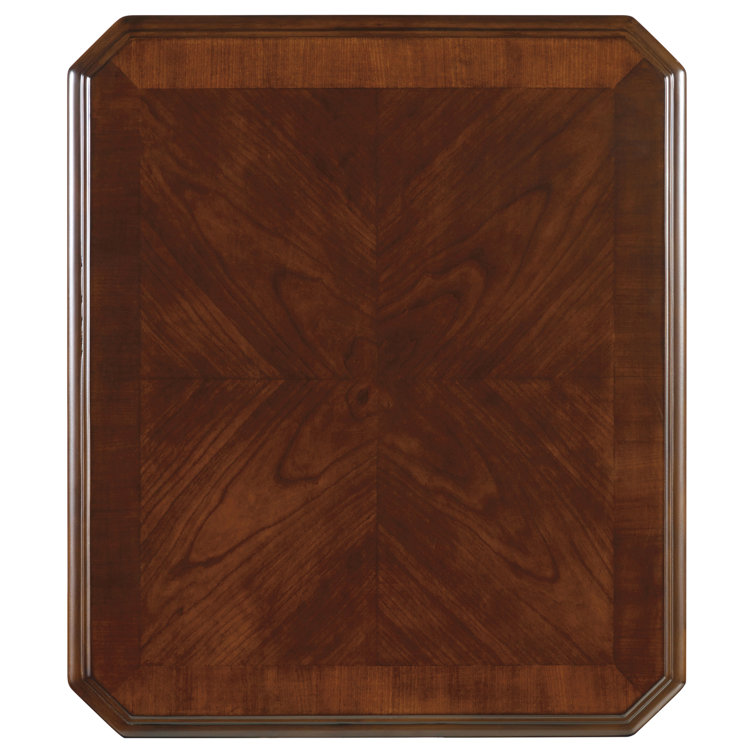 Brookhaven Traditional Brown Wood End Table with Storage