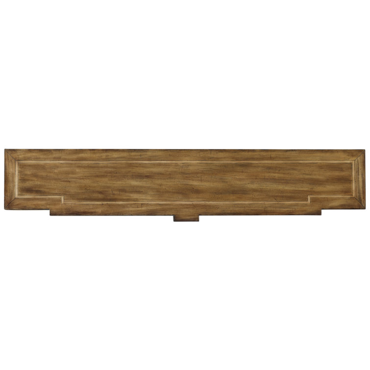 Amber Sands Traditional Wood Console Table with Storage