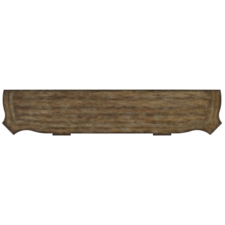 Rhapsody Traditional Walnut 96'' Sideboard with Carved Accents