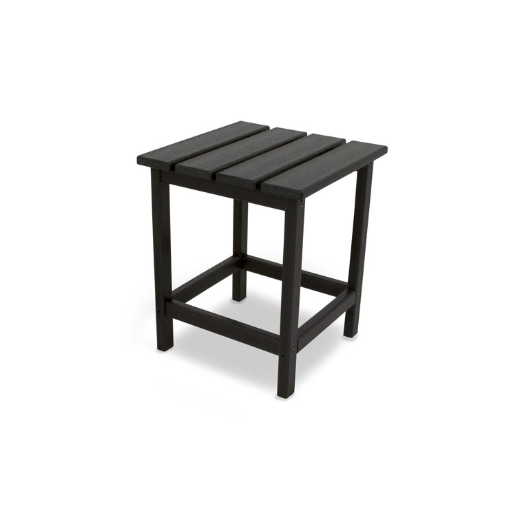 Black Recycled Plastic 26-Inch Counter Side Table