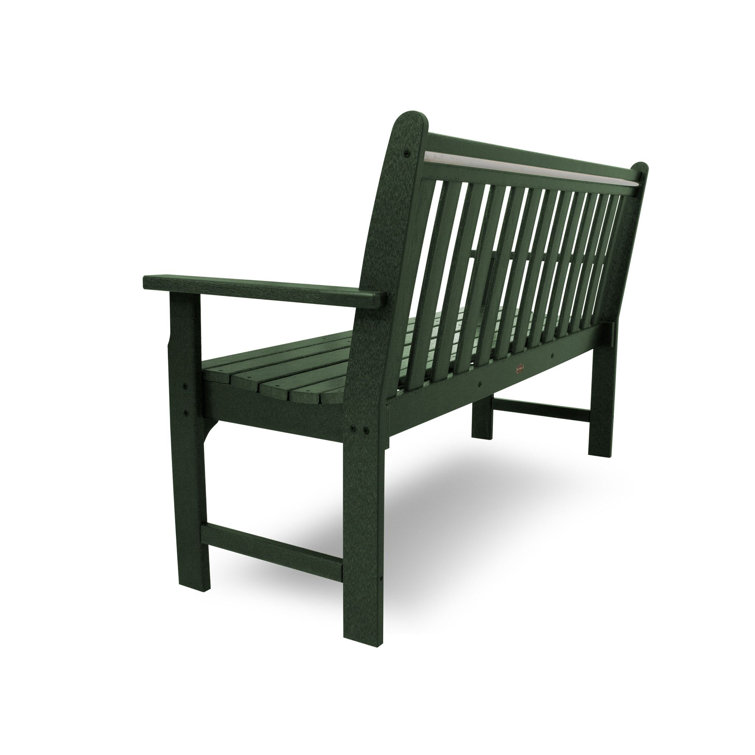 Green 60" POLYWOOD Vineyard Outdoor Bench