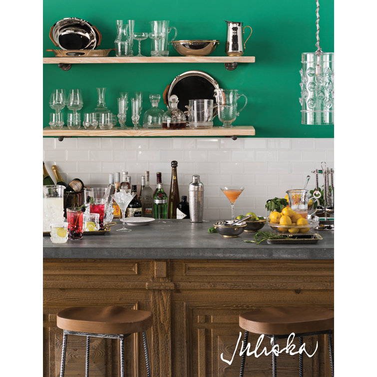 Hammered Stainless Steel Cocktail Shaker with Twisted Cord Trim