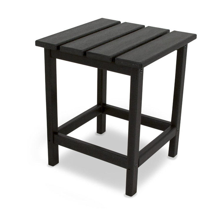 Black Recycled Plastic 26-Inch Counter Side Table