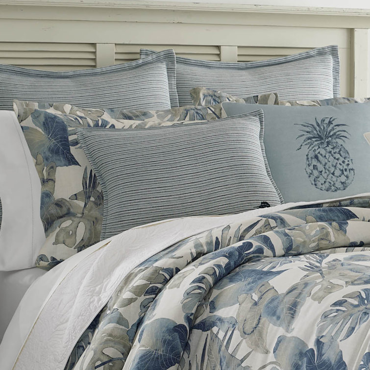 Full/Queen Blue Cotton Nautical Duvet Cover Set