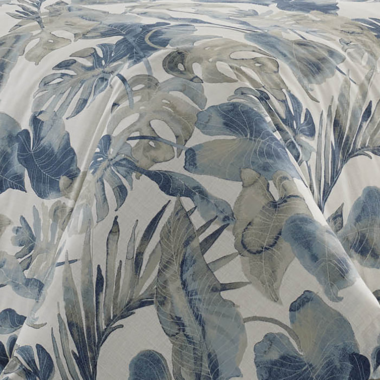 Full/Queen Blue Cotton Nautical Duvet Cover Set