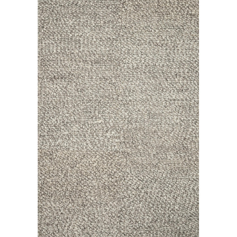 Handmade Quarry Stone-Wool Blend 5' x 7' Rectangular Rug