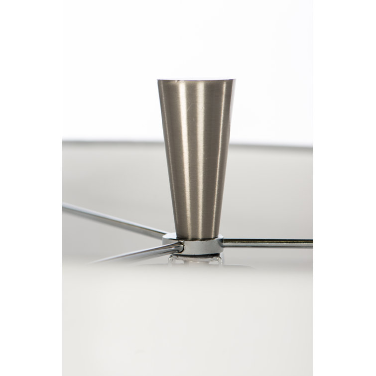 Lush Blue Marble Table Lamp with Brushed Nickel Accents