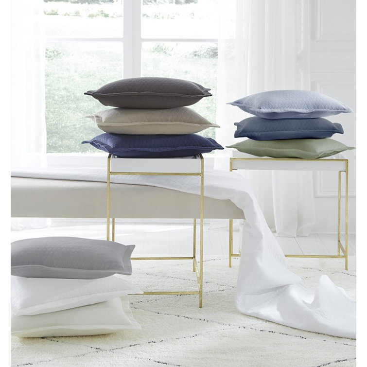 Seagreen Twin Cotton Honeycomb Coverlet