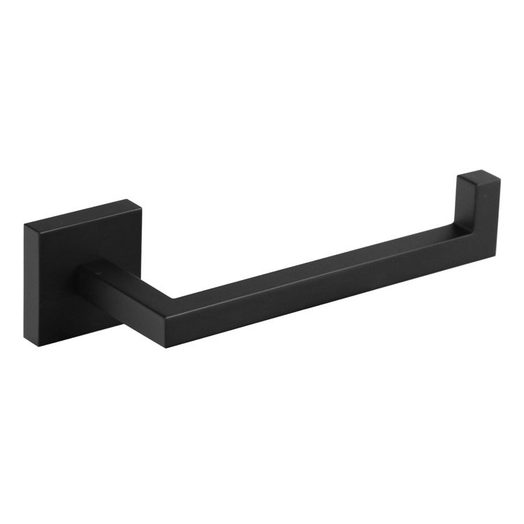 Modern Black Brass Wall Mounted Toilet Paper Holder
