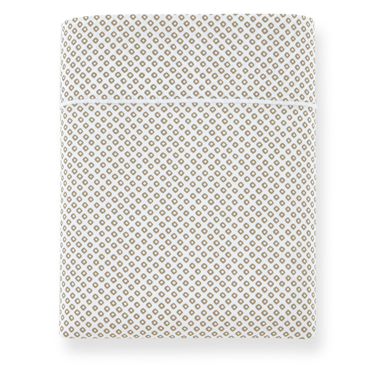 Emma Twin Linen Cotton Sateen Flat Sheet
