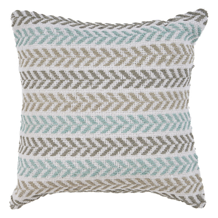 Rajani Home Hand-Woven Chevron Cotton Throw Pillow Set