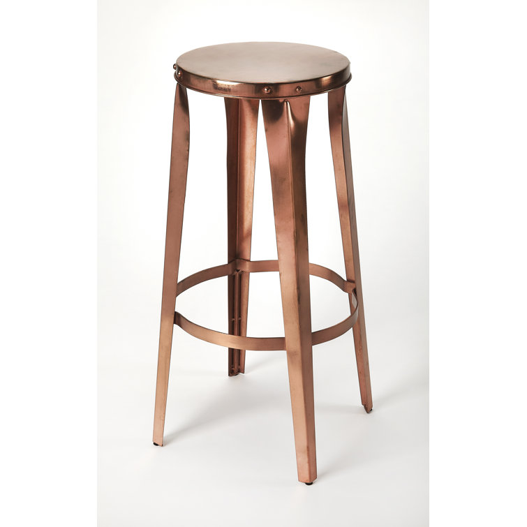 Ulrich Copper Backless 30" Metal Bar Stool