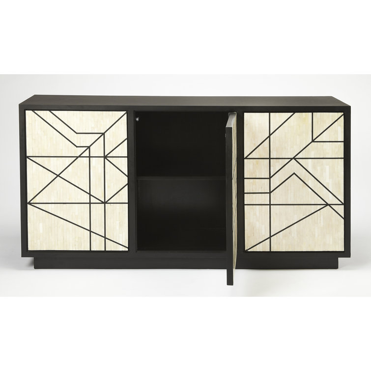 Greta 59" Bone Inlay and MDF Modern Sideboard