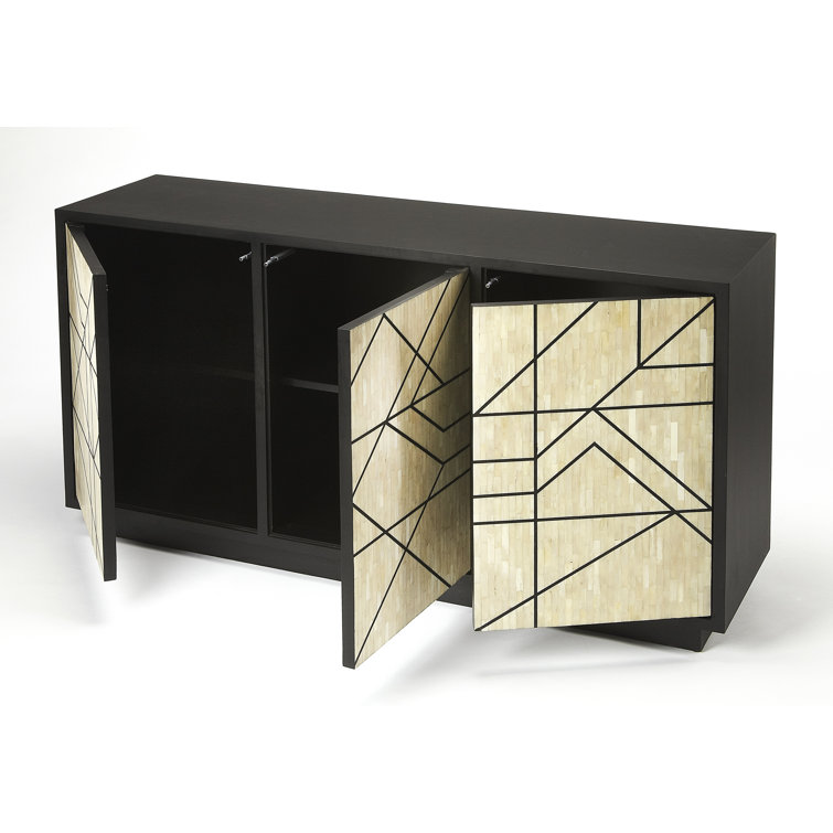 Greta 59" Bone Inlay and MDF Modern Sideboard