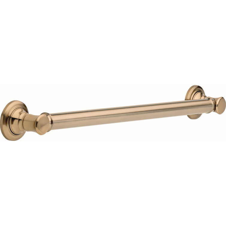 Stainless Steel Traditional Wall Mount Grab Bar, 24-inch