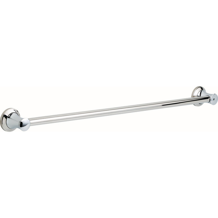Chrome 36" Stainless Steel Decorative Grab Bar