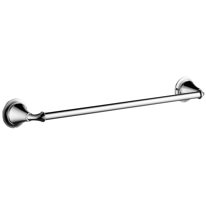 Linden 18-Inch Chrome Wall Mounted Towel Bar