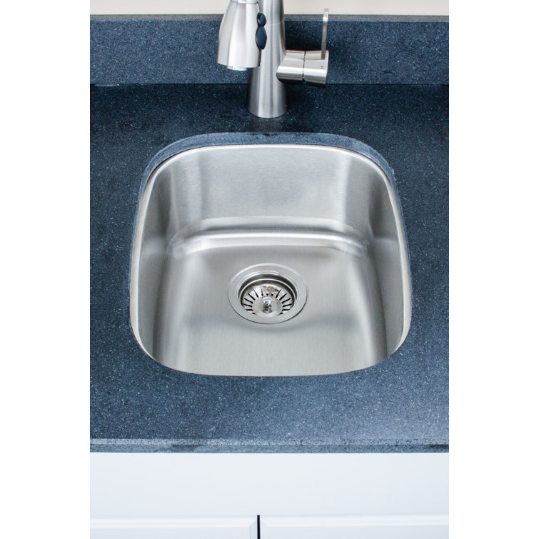 Craftsmen Series 15.25'' Brushed Stainless Steel Undermount Kitchen Sink
