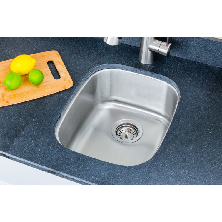 Craftsmen Series 15.25'' Brushed Stainless Steel Undermount Kitchen Sink