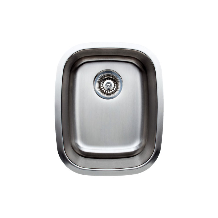 Craftsmen Series 15.25'' Brushed Stainless Steel Undermount Kitchen Sink